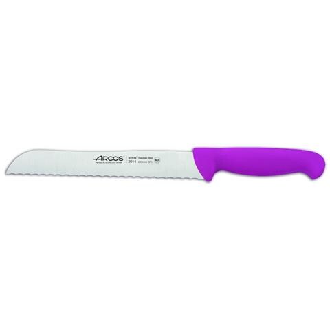 Serie 2900 - Coltello Pane - Lama Acciaio Inossidabile Nitrum 200 Mm - Manico Polipropilene Colore Porpora - Foto 1