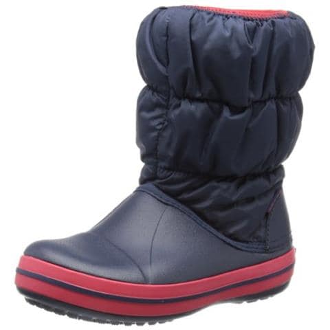 Crocs, Winter Puff Boot K, Stivaletti, Unisex - Bambino, Blu (nard), 23/24 - Foto 1