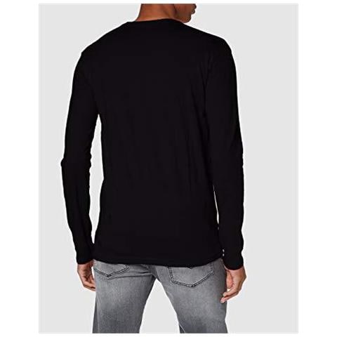 Maniche Lunghe Lower Uomo Est Le133 5-pack Nero Piccolo - Foto 4