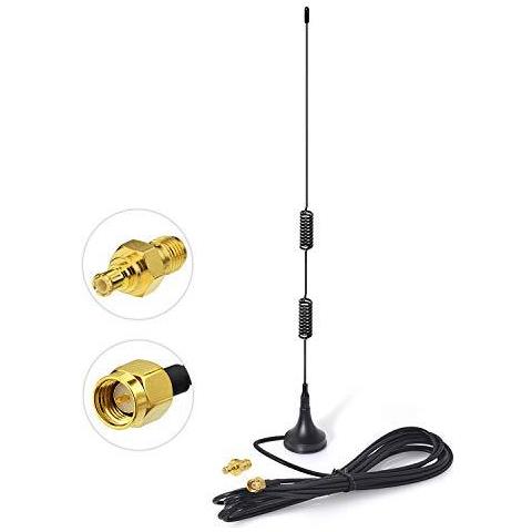 Dongle Sintonizzatore Della Ricevente Del Bastone Dual Band 978mhz 1090mhz 7dbi Magnetic Base Sma Maschio Mcx Antenna Per Laviazione A Due Bande 978mhz 1090mhz Ads-b Ricevitore Rtl Sdr Software Defined Radio Usb - Foto 1