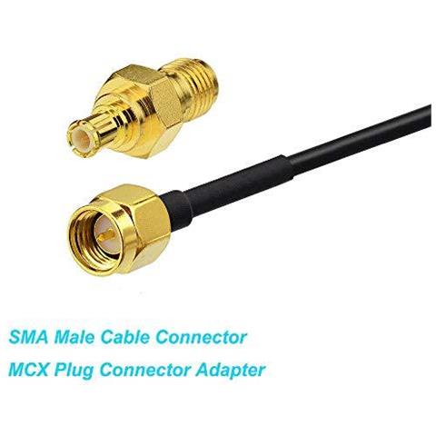 Dongle Sintonizzatore Della Ricevente Del Bastone Dual Band 978mhz 1090mhz 7dbi Magnetic Base Sma Maschio Mcx Antenna Per Laviazione A Due Bande 978mhz 1090mhz Ads-b Ricevitore Rtl Sdr Software Defined Radio Usb - Foto 4