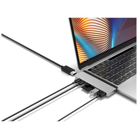 drive Duo 7-in-2 Per Macbook Pro - Porte: Hdmi 4k60hz - Argento - Foto 1