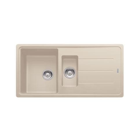 Lavello BFG651SH 1 Vasca e 1 Vaschino Gocciolatoio Reversibile Dimensioni 97 x 50 cm Colore Sahara Serie Boston - Foto 1