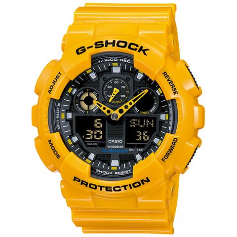 GA-100A-9ADR Bracelet watch Giallo orologio - Foto 1