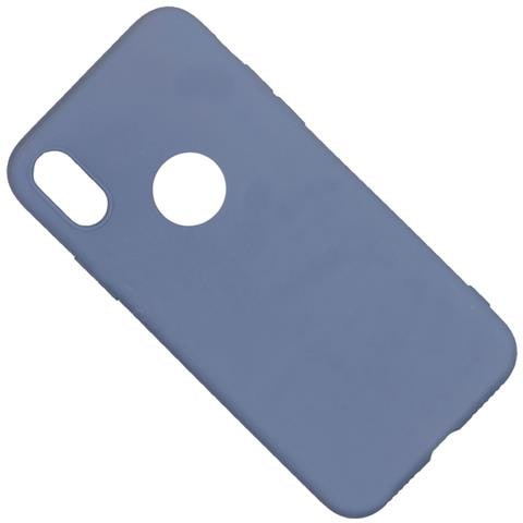 Custodia Tpu Silicone Cover Soft-case Per Apple Iphone X - Xs Blu - Foto 1