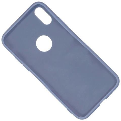 Custodia Tpu Silicone Cover Soft-case Per Apple Iphone X - Xs Blu - Foto 2