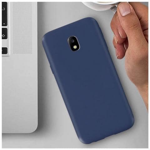 Custodia Tpu Silicone Cover Soft-case Per Apple Iphone X - Xs Blu - Foto 4