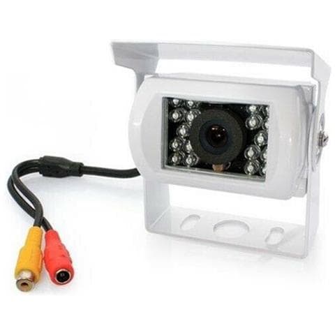 Telecamera ccd 18 led infrarossi camera retromarcia per camper camion furgone - Foto 2