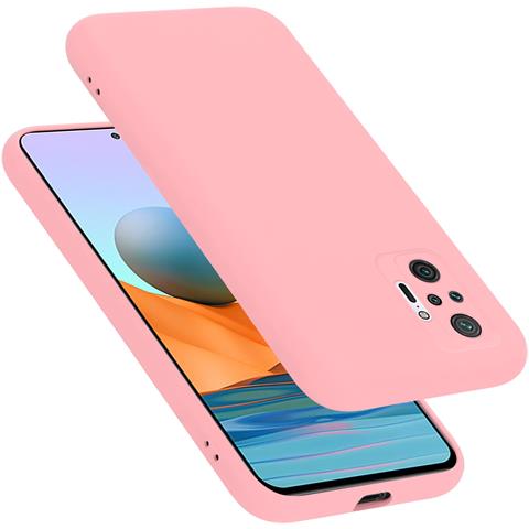 Custodia Compatibile Con Xiaomi Redmi Note 10 Pro In Liquid Rosa - Coperchio Protettivo In Silicone Tpu Flessibile - Foto 1