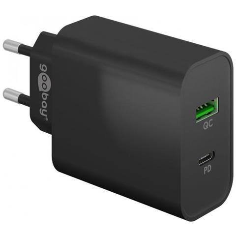 Goobay 61755 Caricabatterie Per Dispositivi Mobili Nero Interno - Foto 1