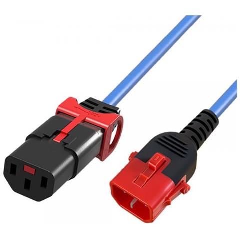 Ak5519 Cavo Di Alimentazione Blu 1,5 M Accoppiatore C13 Accoppiatore C14 - Foto 1