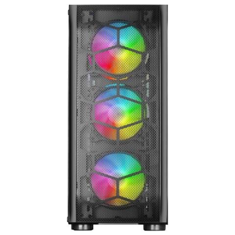Gaming Tower MARS GAMING Mc-Kx Cpu Freezer System 5 ventole Argb Controller Argb e controller Rf Colore Nero - Foto 3