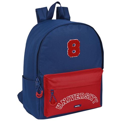 Zaino Per Portatile University Rosso Blu Marino (31 X 40 X 16 Cm) - Foto 1