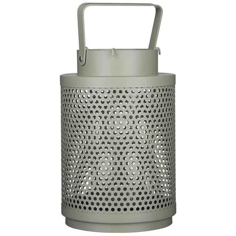 Lanterna Barney Portacandele Metallo Verde (ø 16 X 25 Cm) - Foto 1