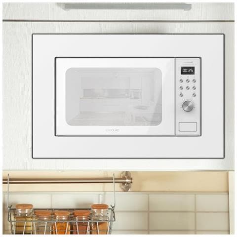 01378 forno a microonde Da incasso Microonde con grill 20 L 700 W Bianco - Foto 6