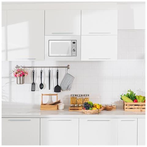 01378 forno a microonde Da incasso Microonde con grill 20 L 700 W Bianco - Foto 2