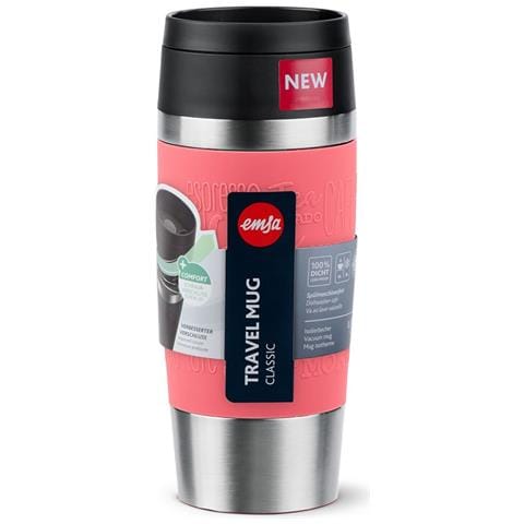 Travel Mug Classic 36 ml Corallo, Acciaio inox - Foto 5