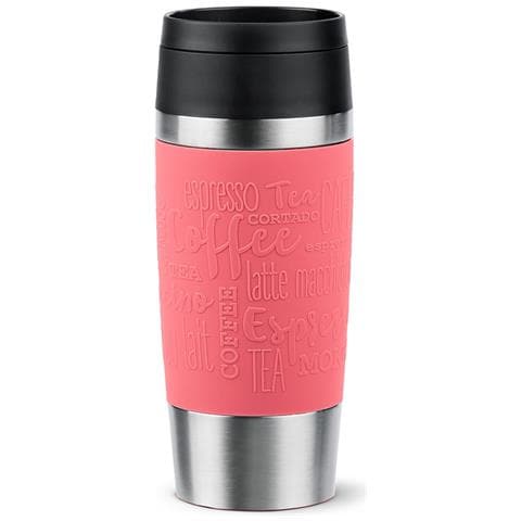 Travel Mug Classic 36 ml Corallo, Acciaio inox - Foto 1