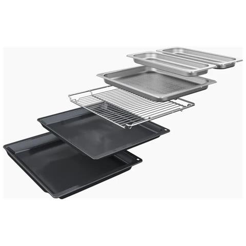 Forno Elettrico da Incasso N90 B64FS31N0 Capacità 71 L Multifunzione Ventilato Cottura a Vapore Potenza 3600 W Colore Nero, Acciaio inossidabile - Foto 9