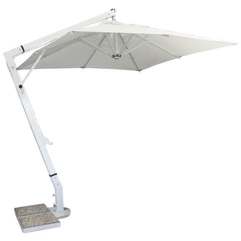 Ombrellone Da Giardino 3x3 Mt Con 8 Stecche In Alluminio Intercambiabili Force One - Black - Foto 1