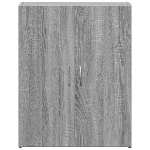 Schedario Grigio Sonoma 60x32x77,5 Cm In Legno Multistrato - Foto 2
