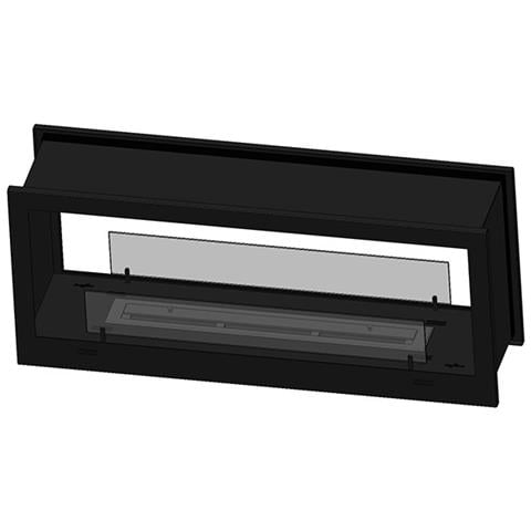 2side - Biocamino Bifacciale Camino A Bioetanolo Da Incasso Cm 90  - Bruciatore Lineare 50cm / Capienza 1l - 20 Kg - Foto 1