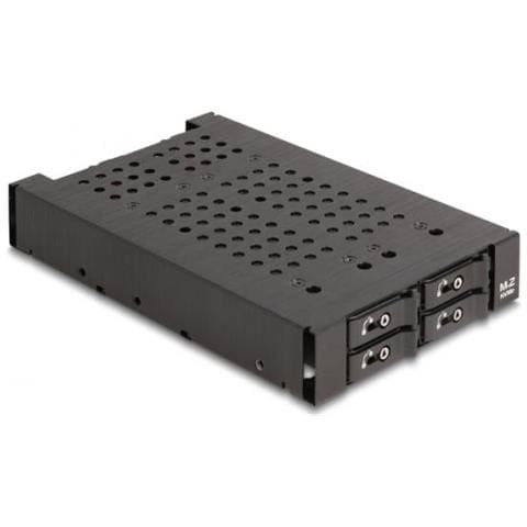 Rack Mobile da 3.5" per 4 x M. 2 NVMe SSD con Connettore OcuLink SFF-8612 - Foto 1