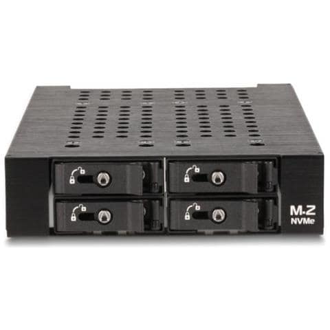 Rack Mobile da 3.5" per 4 x M. 2 NVMe SSD con Connettore OcuLink SFF-8612 - Foto 3