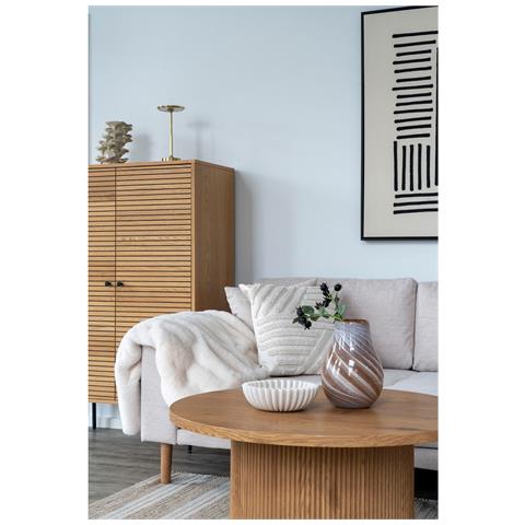 Lampada Da Tavolo Lyneham - Ottone - Alluminio - 13x13x28,5 Cm - Foto 8