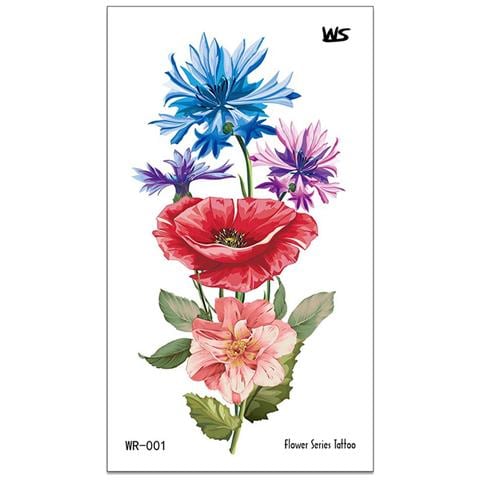 Tatuaggio Temporaneo Floreale   D - Foto 1