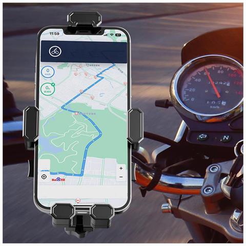 Supporto Per Telefono Da Moto - Supporto Per Specchietto Retrovisore Per Una Guida Sicura - Foto 2