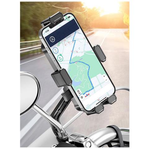 Supporto Per Telefono Da Moto - Supporto Per Specchietto Retrovisore Per Una Guida Sicura - Foto 4