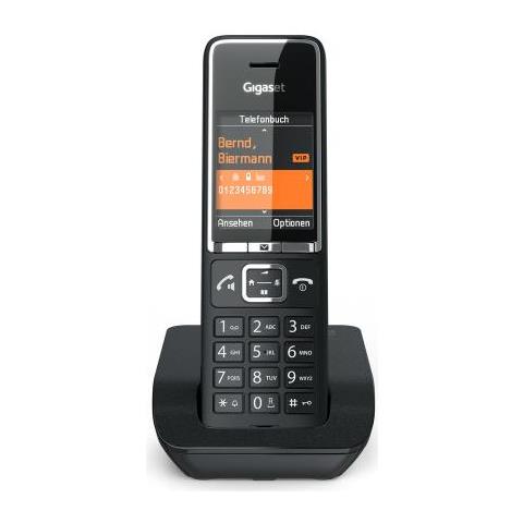 Gigaset Comfort 550 Telefono Analogico Identificatore Di Chiamata Nero - Foto 2