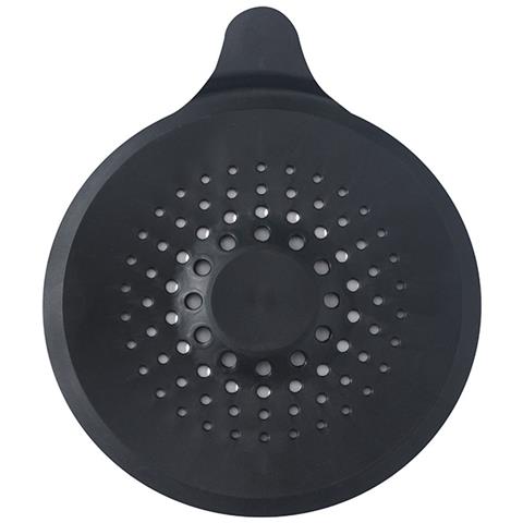 Set Da 2 Acchiappa Capelli In Silicone Per Scarico, Copertura Per Scarico Doccia Black - Foto 1