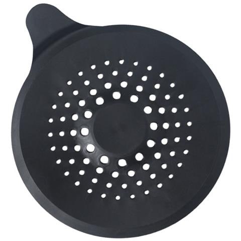 Set Da 2 Acchiappa Capelli In Silicone Per Scarico, Copertura Per Scarico Doccia Black - Foto 2