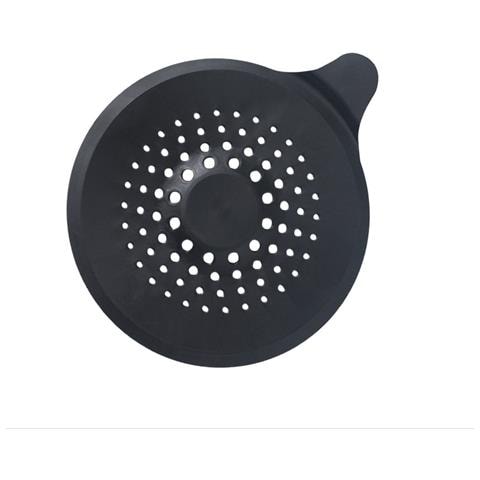 Set Da 2 Acchiappa Capelli In Silicone Per Scarico, Copertura Per Scarico Doccia Black - Foto 6