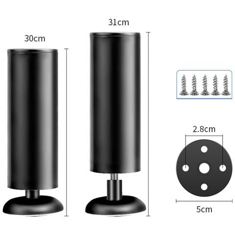 Confezione Da 4 Piastre Di Montaggio Per Gambe Del Tavolo 30 Cm Io - Foto 6