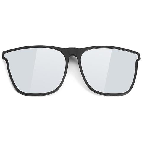 Occhiali Da Sole Clip-on - Per Montature Da Vista White + Silver - Foto 3