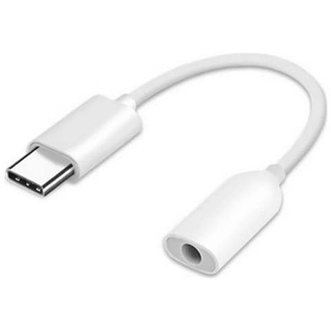Adattatore Originale Mi8 Adattatore Audio Da Jack A Type C White Bulk Per Smartphone - Foto 1