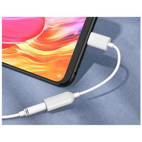 Adattatore Originale Mi8 Adattatore Audio Da Jack A Type C White Bulk Per Smartphone - Foto 5