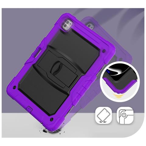 Custodia Per Ipad Pro 3/2/1 11” Con Supporto E Tracolla Viola - Foto 2