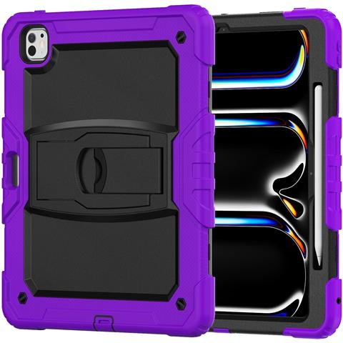 Custodia Per Ipad Pro 3/2/1 11” Con Supporto E Tracolla Viola - Foto 1