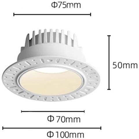 2-pack Faretti Led Da Incasso 10w, 4000k, Foro 75mm, Antiriflesso - Foto 2
