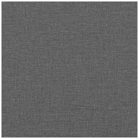 Cuscini per Seduta 4 pcs Grigio scuro 40 x 40 x 3 cm Tessuto - Foto 9