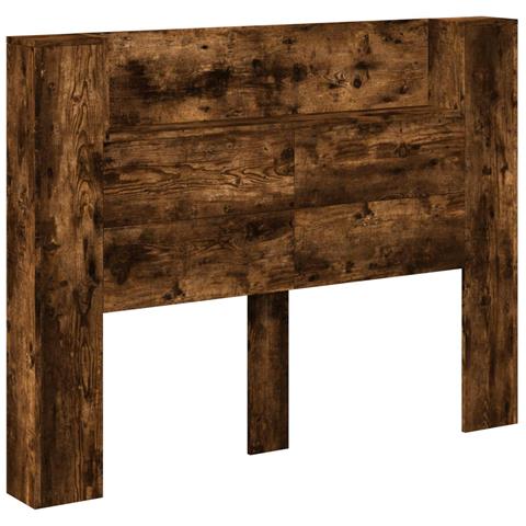 Testiera Rovere fumé 140 x 16,5 x 103,5 cm Legno multistrato - Foto 1