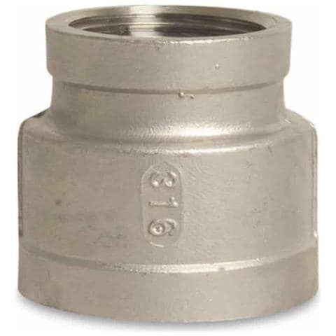 Accoppiamento Riduttore In Acciaio Inox 1/2  X 3/8  Con Filettatura Femmina - Foto 2