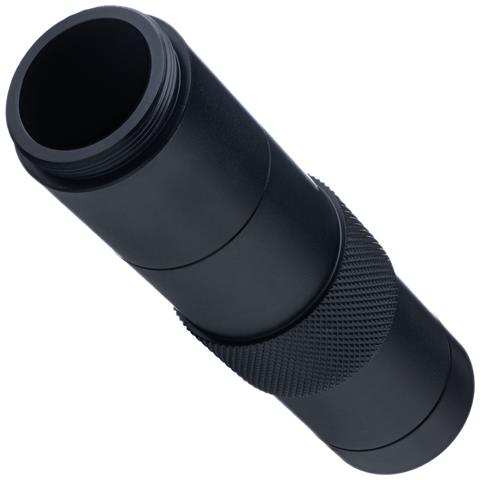Obiettivo Microscopico C-mount Optizoom 1x-150x - Zoom 1:15, Distanza 50-1000mm, Adattatore 30-50mm, Peso 195g - Foto 2