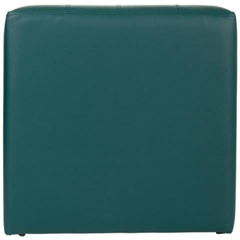 Sgabello Imbottito Verde 40x40x38h - Foto 2