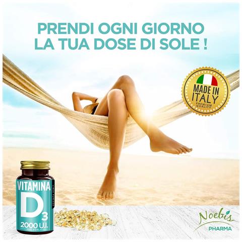 Vitamina D3 2000 UI 365 Perle Softgels - Colecalciferolo 50 mcg in Perle Softgels - Ossa, Denti, Muscoli e Difese Immunitarie - Foto 2