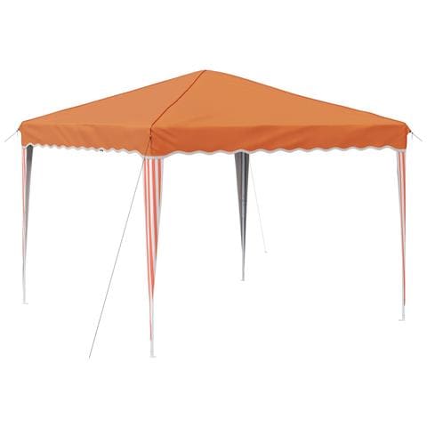 Tenda per feste a pop-up 288 x 288 x 245 cm Arancione - Foto 1